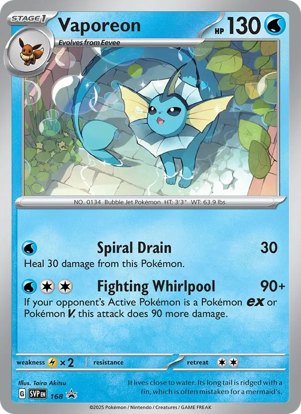 Vaporeon - Holo - Cosmos