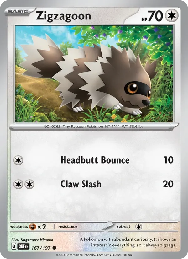 Zigzagoon - Non-holo