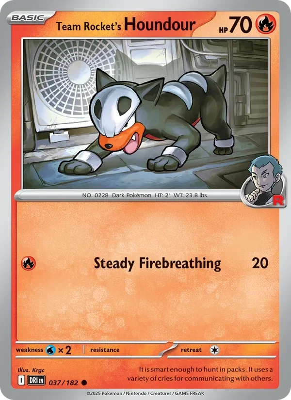 Team Rocket's Houndour - Non-holo