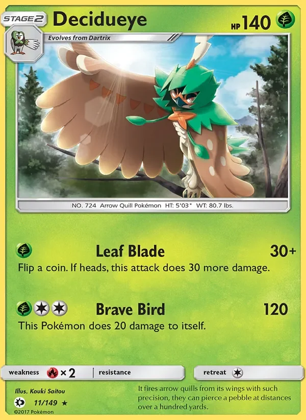 Decidueye - Non-holo
