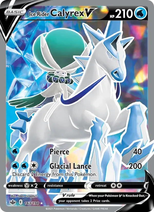Ice Rider Calyrex V - Holo