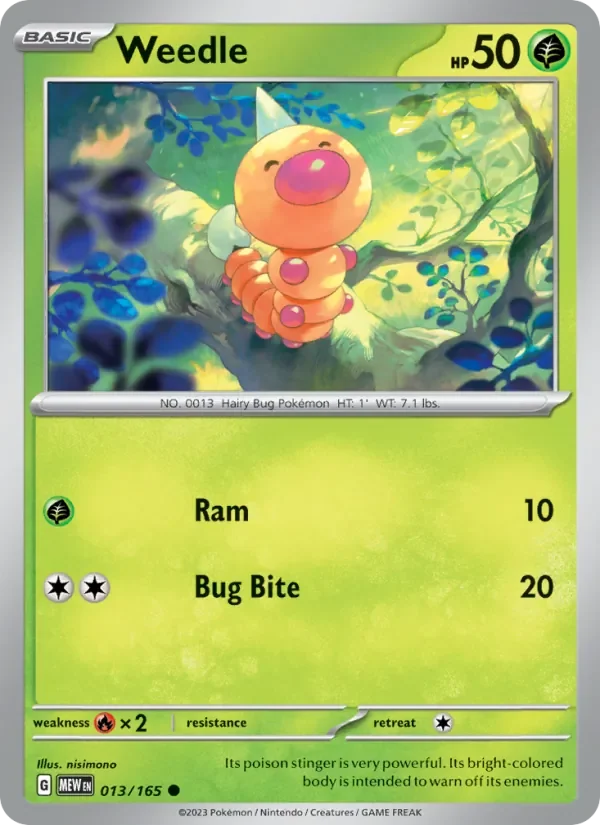 Weedle - Non-holo