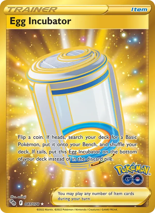 Egg Incubator - Holo - Gold