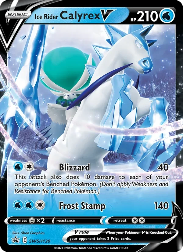 Ice Rider Calyrex V - Holo