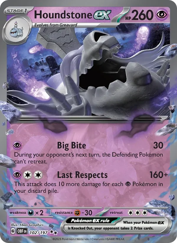 Houndstone ex - Holo