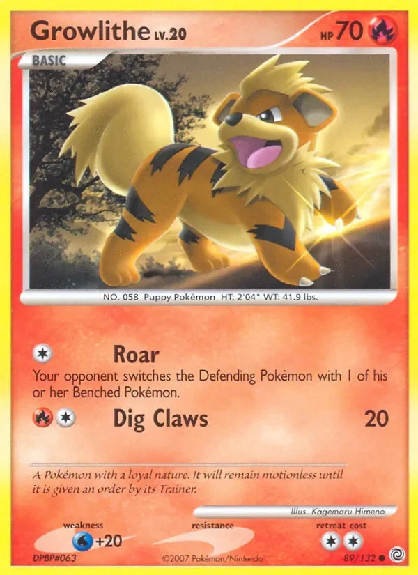 Growlithe - Non-holo
