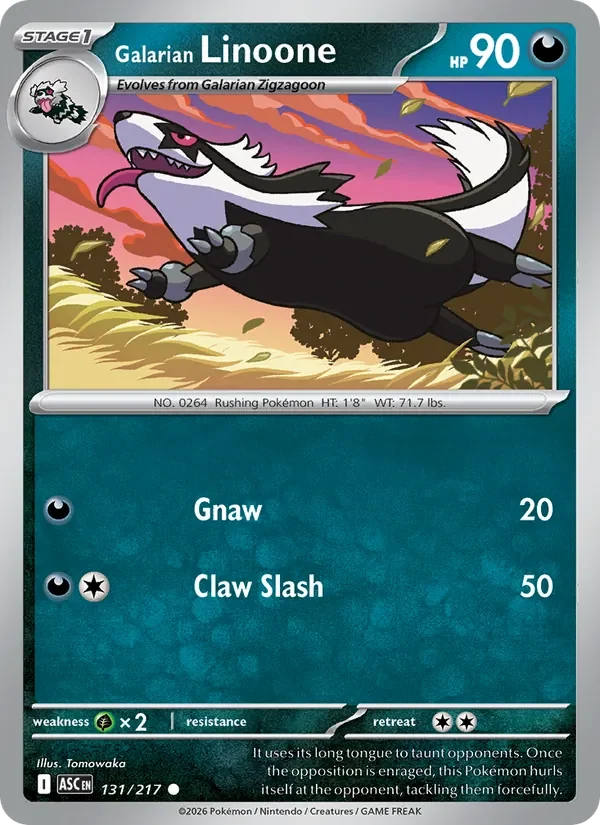 Galarian Linoone - Non-holo