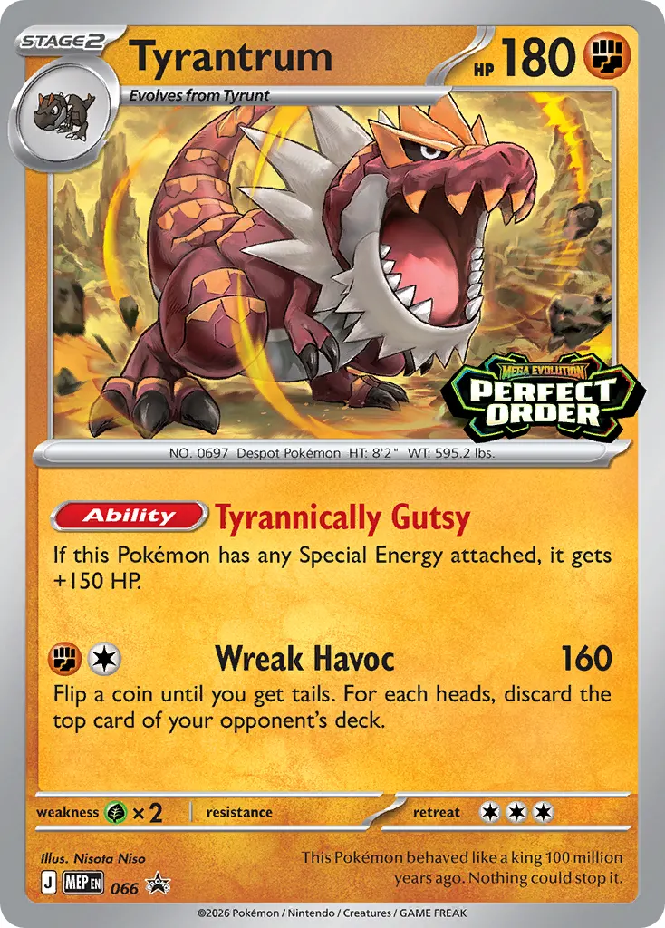 Tyrantrum - Holo - Set Logo
