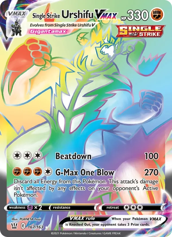 Single Strike Urshifu VMAX - Holo - Rainbow