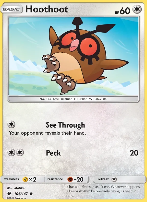 Hoothoot - Non-holo