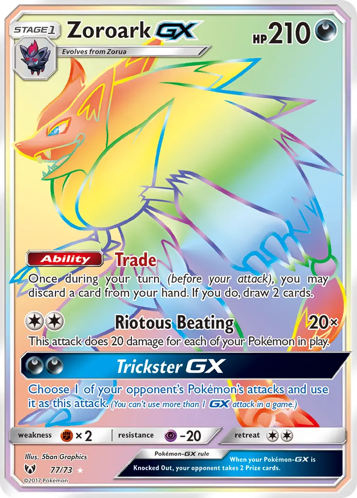 Zoroark GX - Non-holo