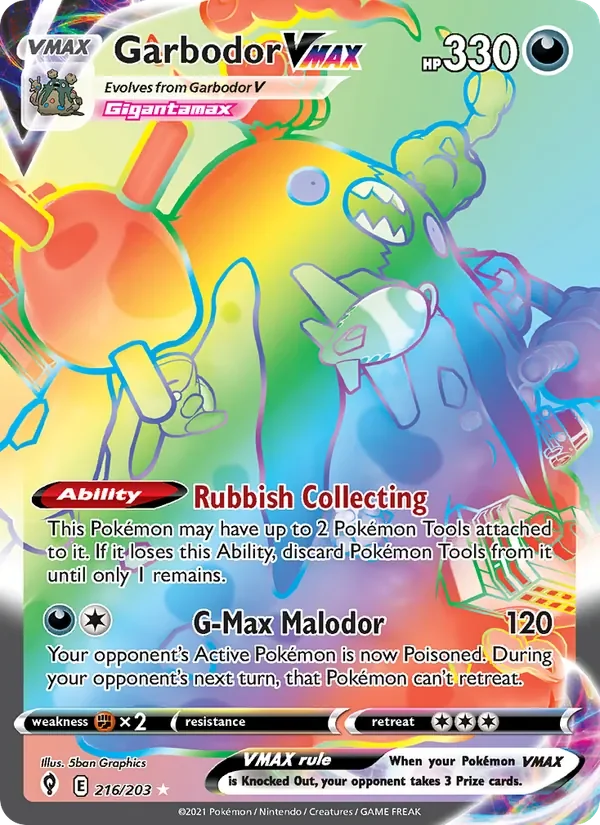 Garbodor VMAX - Holo - Rainbow