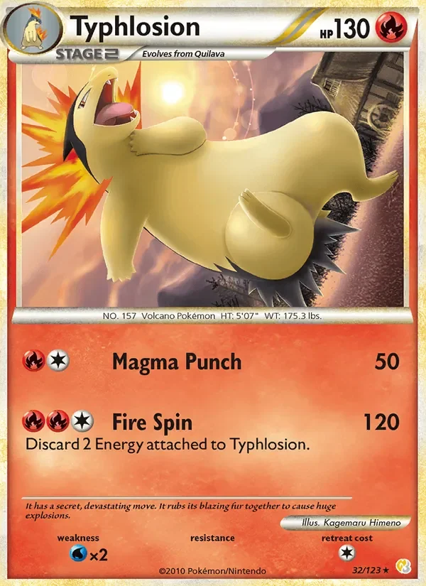 Typhlosion - Non-holo