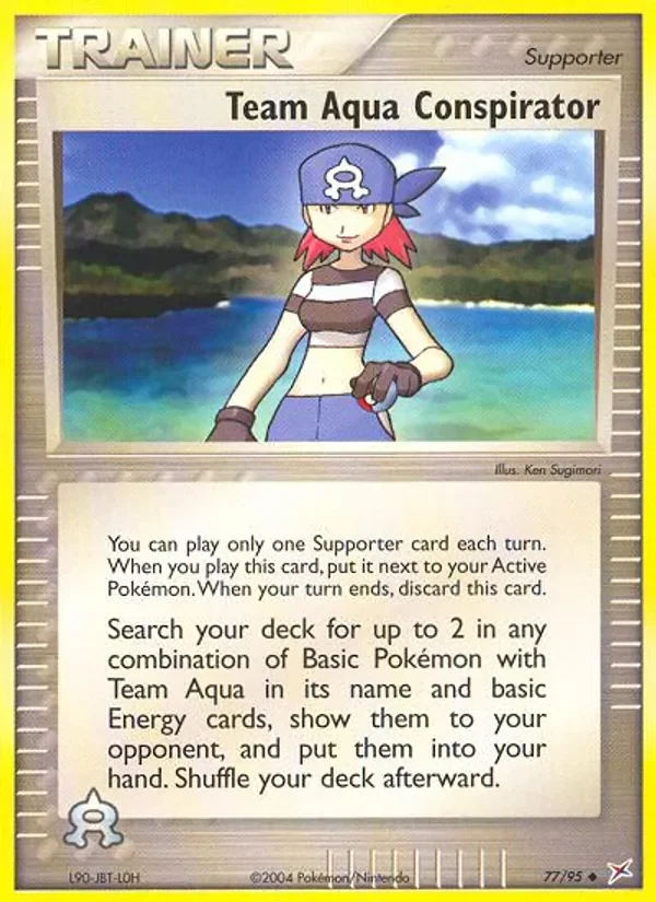 Team Aqua Conspirator - Non-holo