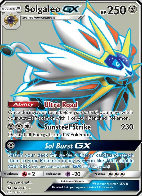Solgaleo GX - Non-holo