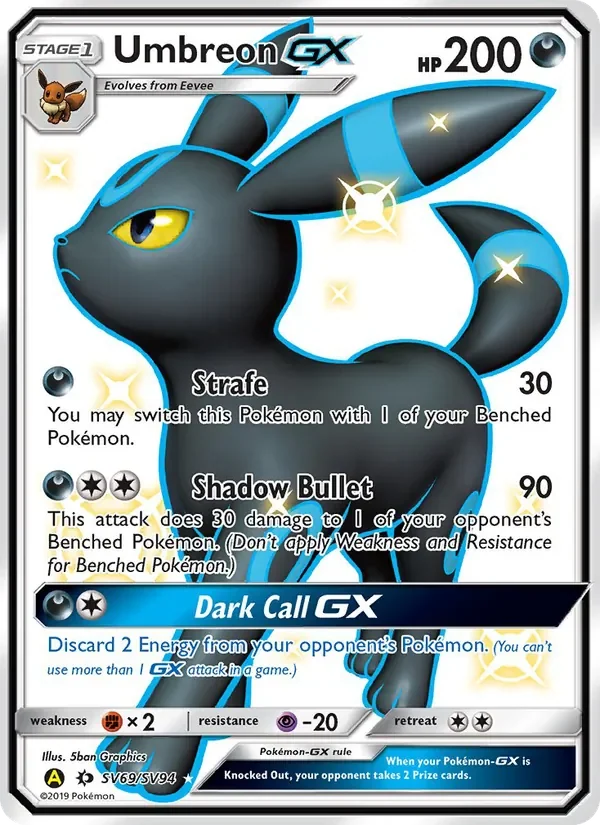 Umbreon-GX - Non-holo