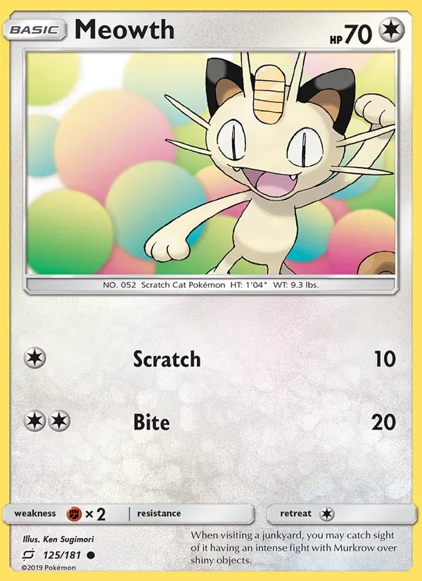 Meowth - Non-holo