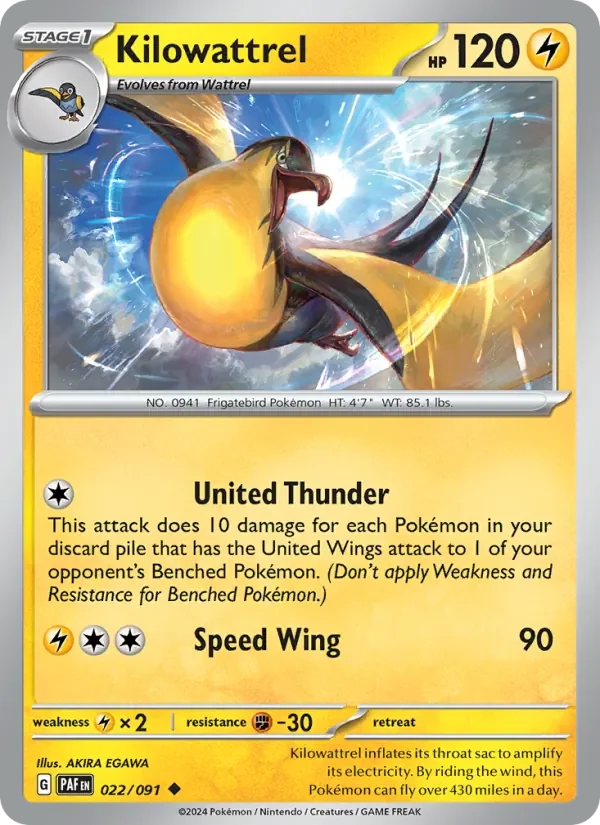 Kilowattrel - Non-holo