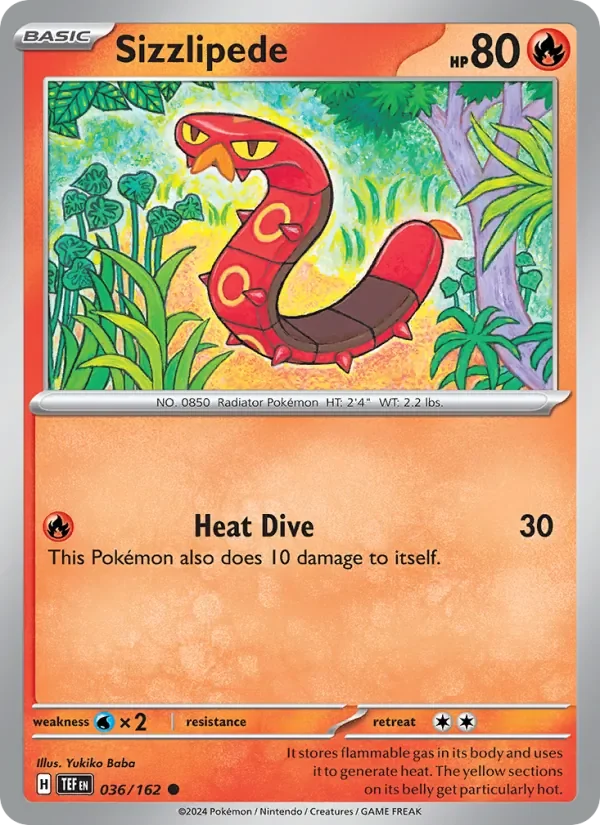 Sizzlipede - Non-holo