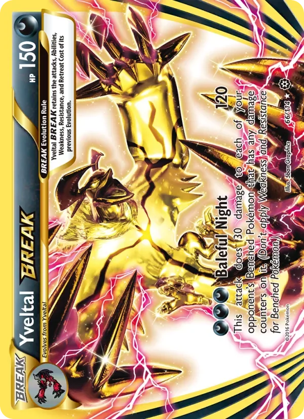 Yveltal BREAK - Non-holo