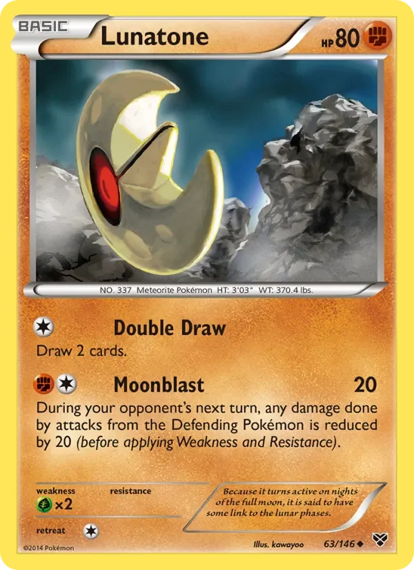 Lunatone - Non-holo