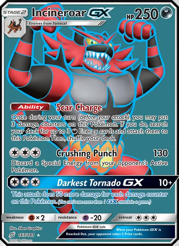 Incineroar GX - Non-holo