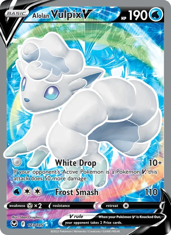 Alolan Vulpix V - Holo