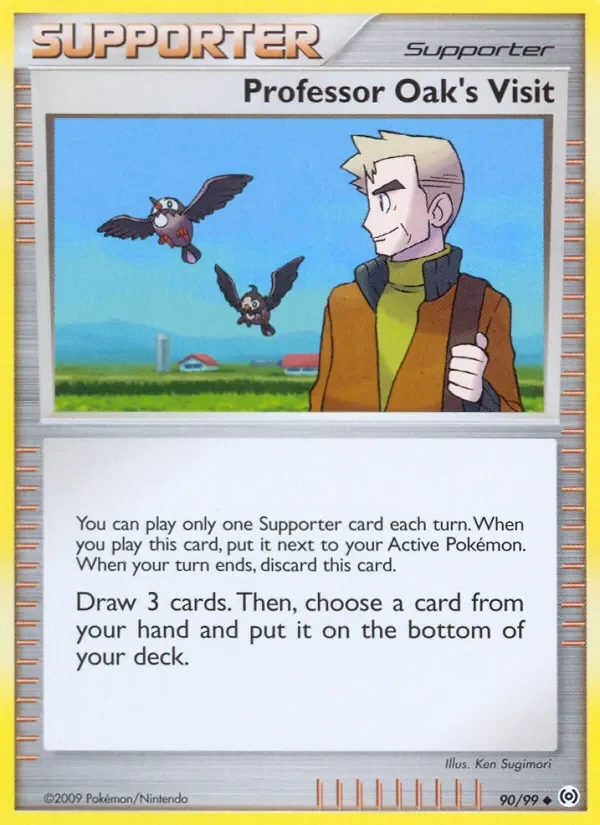 Professor Oak's Visit - Non-holo