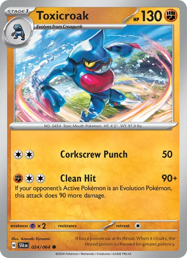 Toxicroak - Non-holo
