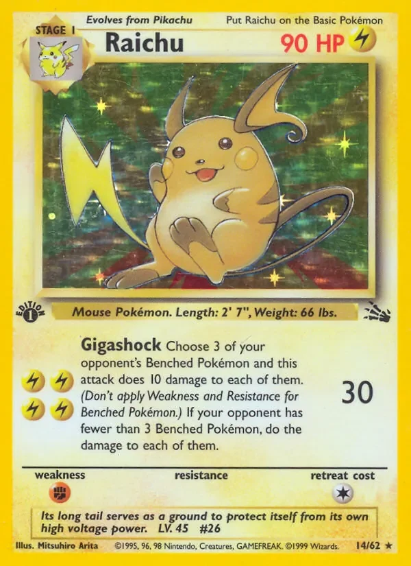 Raichu - Holo - Galaxy