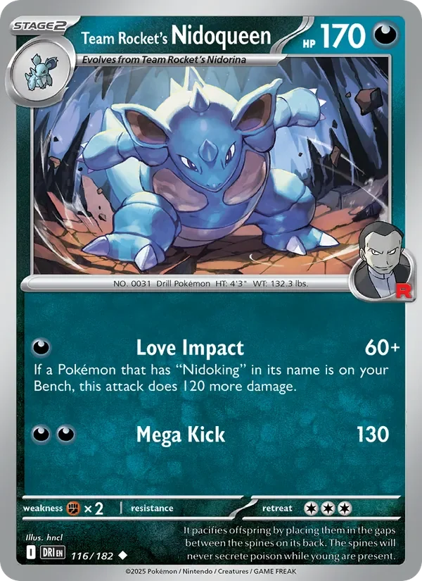 Team Rocket's Nidoqueen - Non-holo