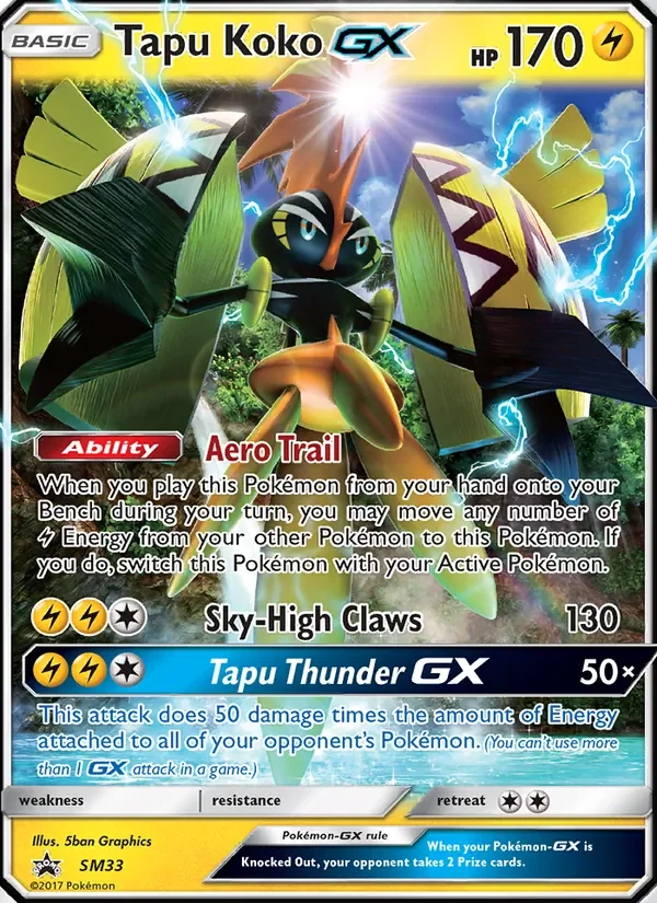 Tapu Koko GX - Holo