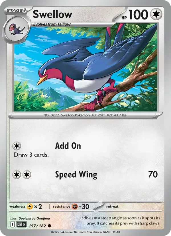 Swellow - Non-holo