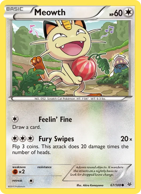 Meowth - Non-holo