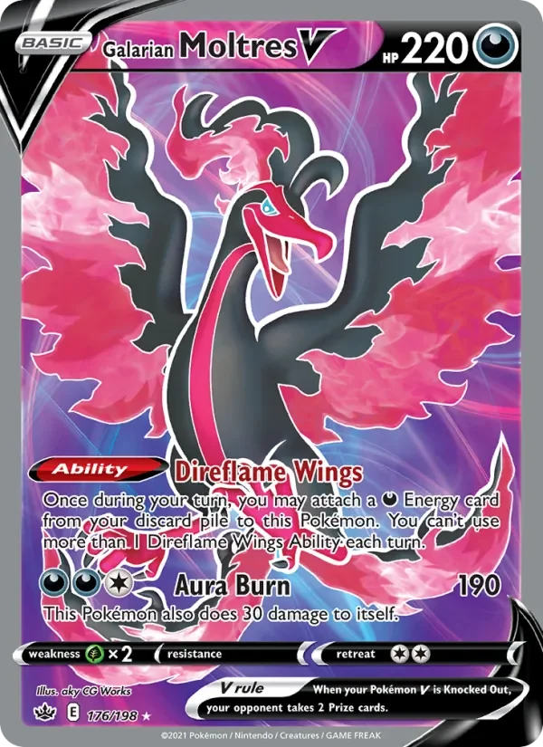 Galarian Moltres V - Holo