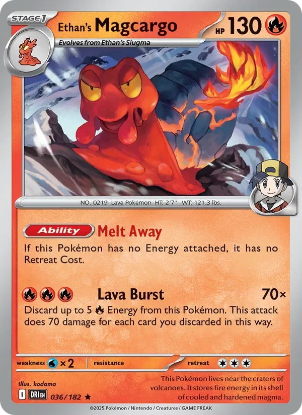 Ethan's Magcargo - Holo