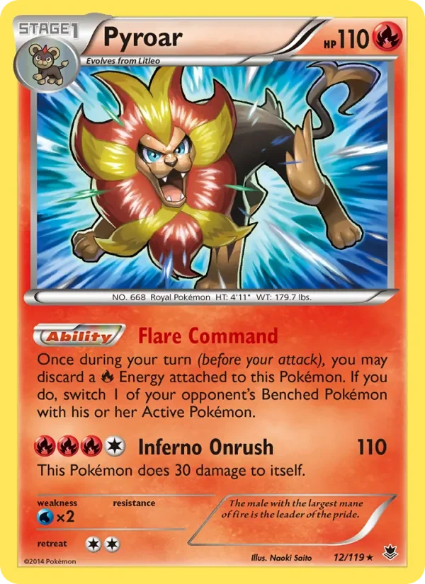 Pyroar - Non-holo