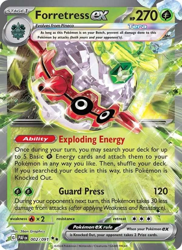 Forretress ex - Holo
