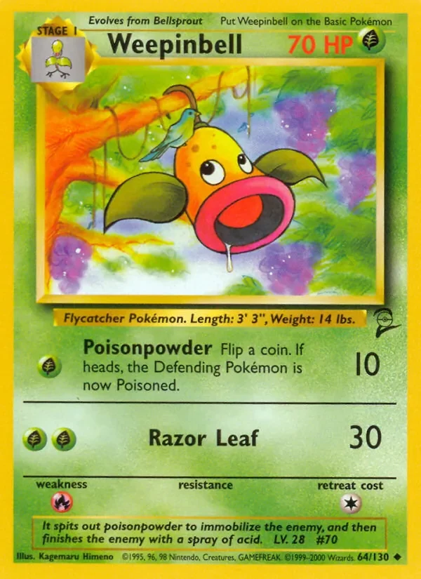 Weepinbell - Non-holo
