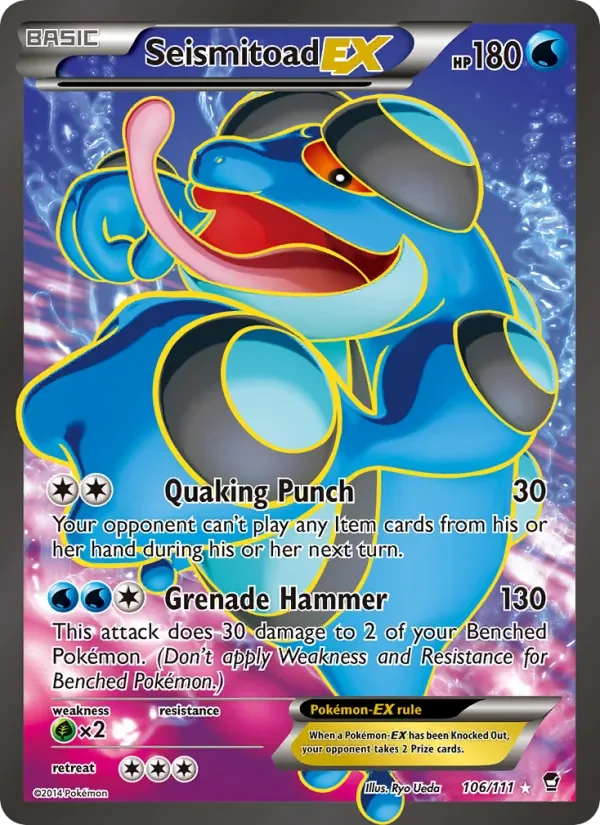 Seismitoad EX - Non-holo