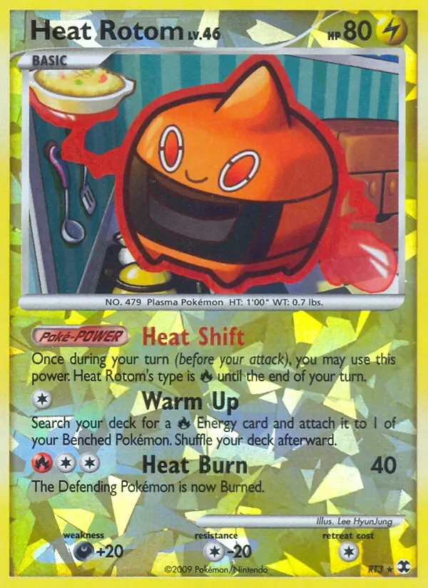 Heat Rotom - Reverse holo - Cracked Ice