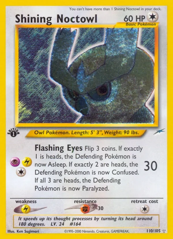 Shining Noctowl - Holo