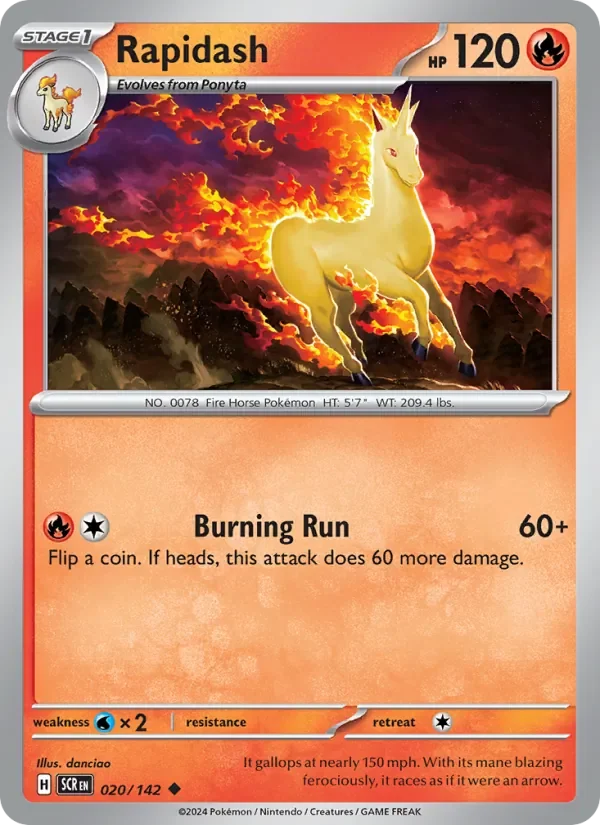 Rapidash - Non-holo