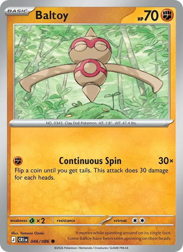 Baltoy - Non-holo