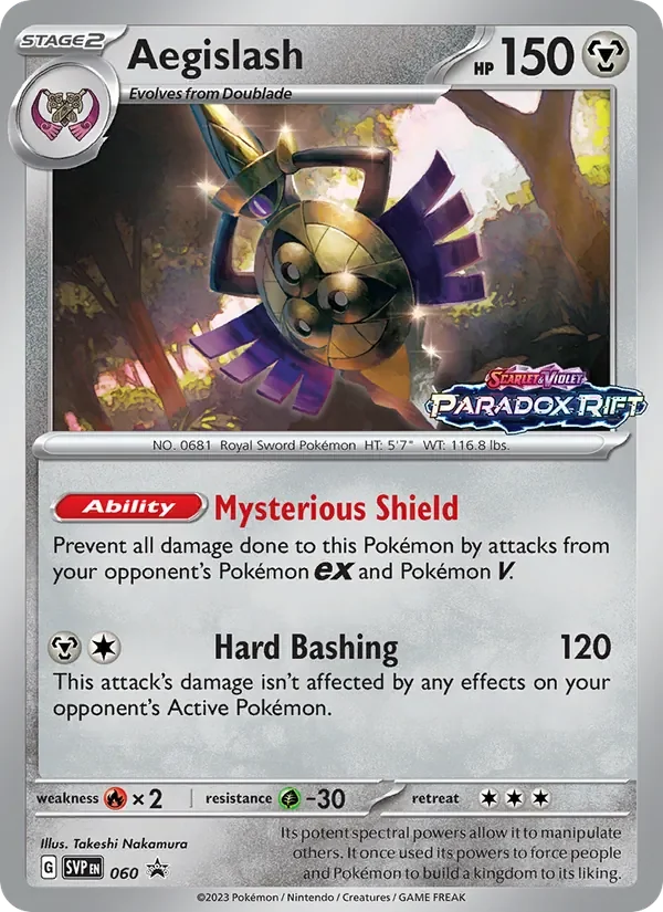 Aegislash - Holo - Set Logo