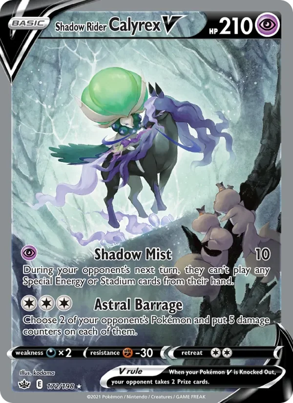 Shadow Rider Calyrex V - Holo