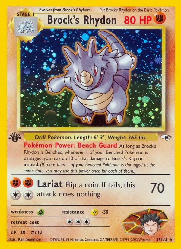Brock's Rhydon - Holo
