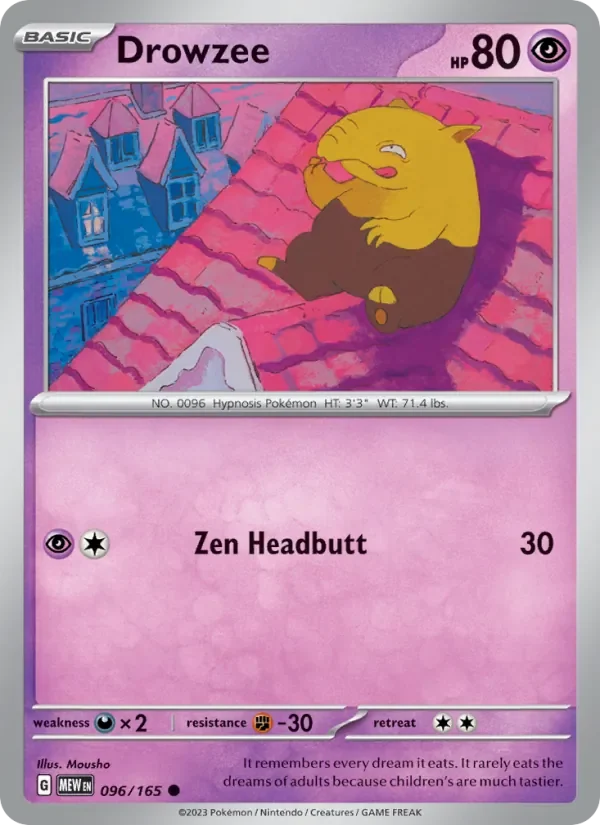 Drowzee - Non-holo