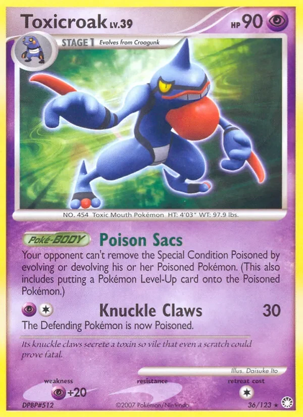 Toxicroak - Non-holo