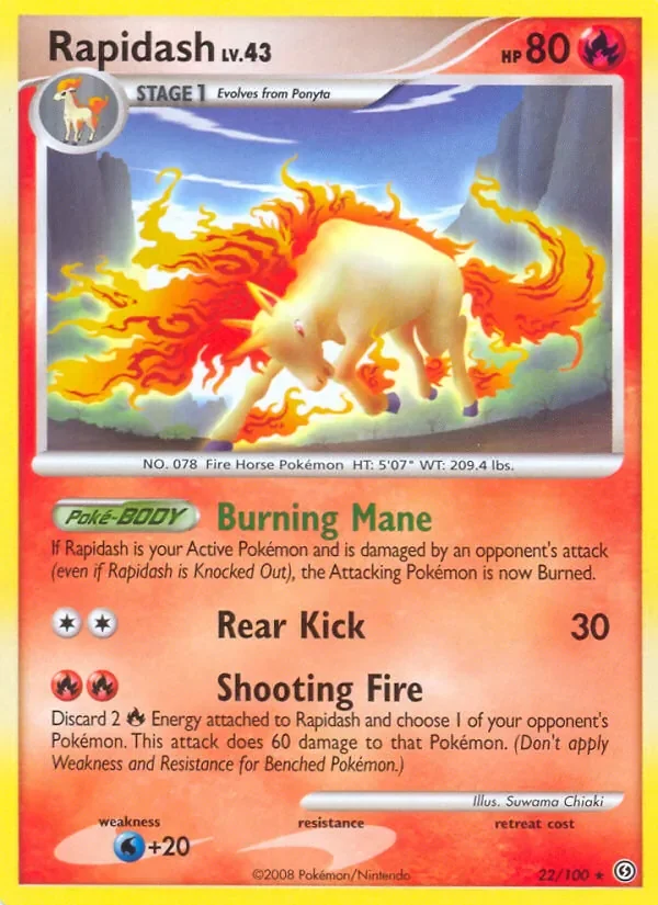 Rapidash - Non-holo